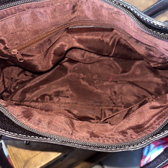 Vintage Sondra Roberts Pebbled Leather Handbag - Picture 8 of 9